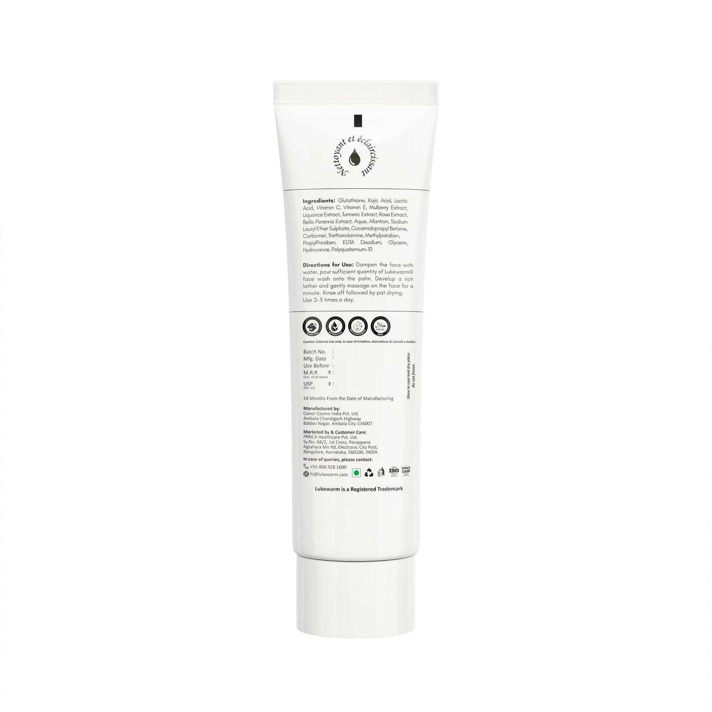 Lukewarm Face Wash 20ml Mini - FREE - Lukewarm
