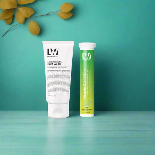 Lukewarm Face Wash & Vitamin C with Zinc Effervescent Combo - Lukewarm