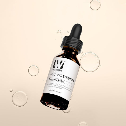 Lukewarm Glycolic AHA+BHA Solution, 60ml : The Ultimate 'Does-it-All Peel' for Radiant Complexion and Ageless Beauty - Lukewarm