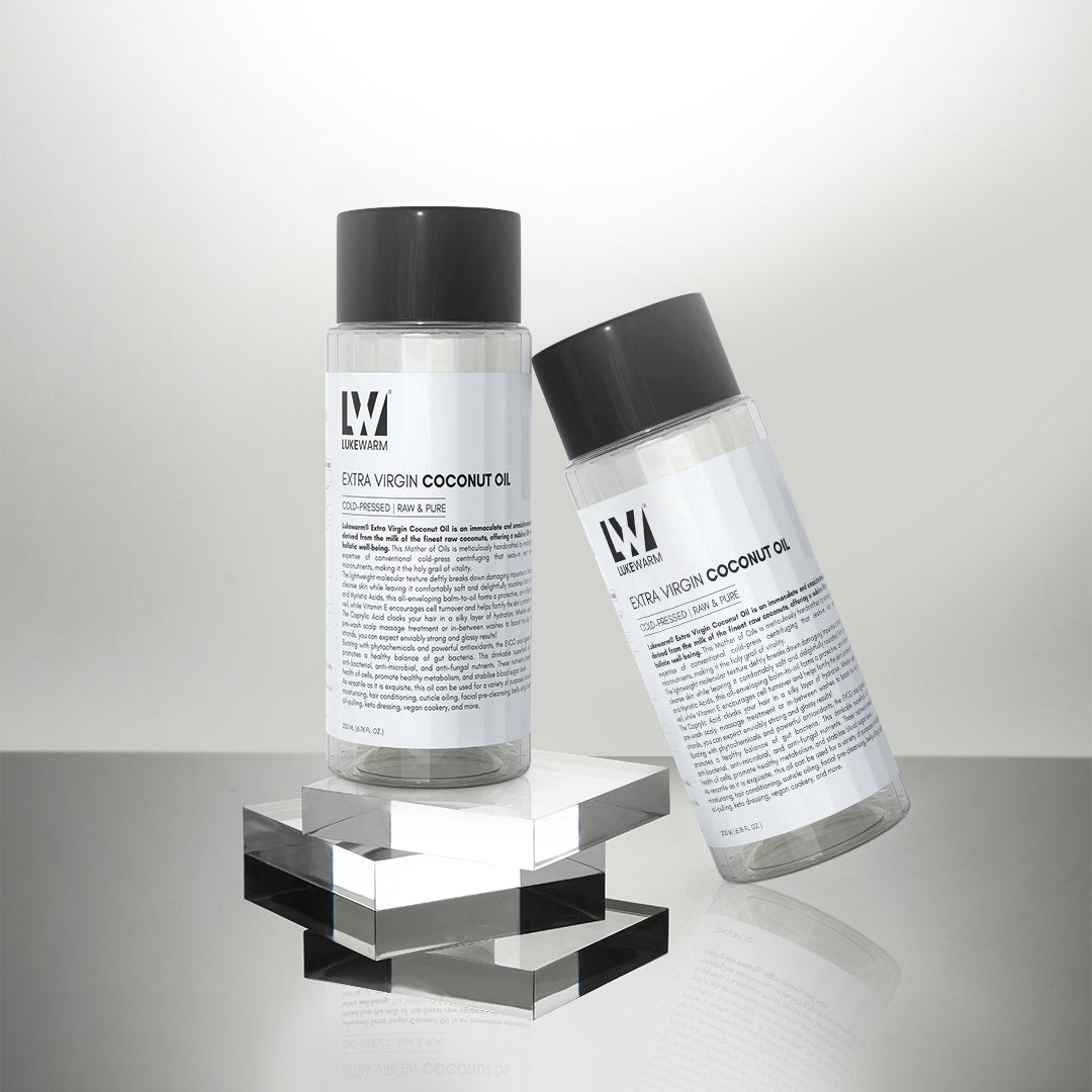 Beauty in a Bottle Lukewarm Extra Virgin Coconut Oil for Skincare and Haircare Rituals - Lukewarm