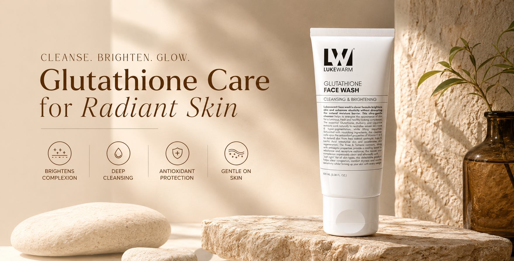 Lukewarm Glutathione Face Wash