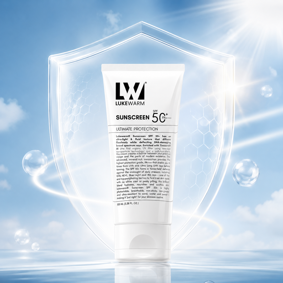 Lukewarm Face Wash & Sunscreen : Secure your Glutathione Glow with Advanced Hybrid Sunscreen SPF 50+ PA++++