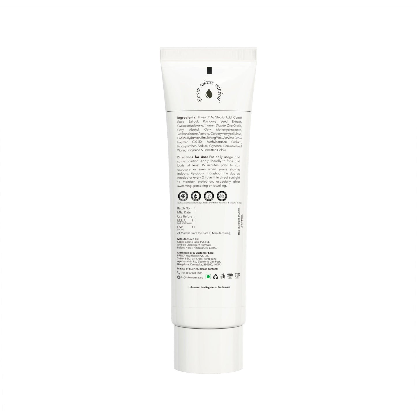 Lukewarm Sunscreen 20ml Mini - FREE - Lukewarm