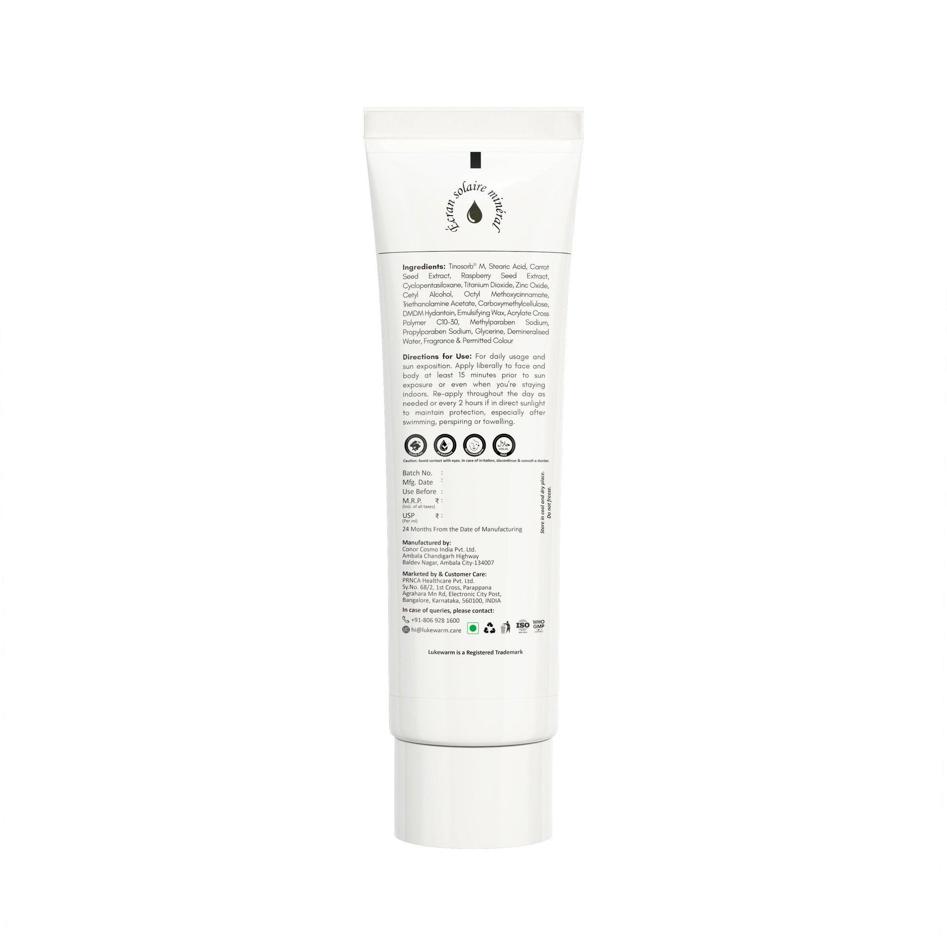 Lukewarm Sunscreen 20ml Mini - FREE - Lukewarm