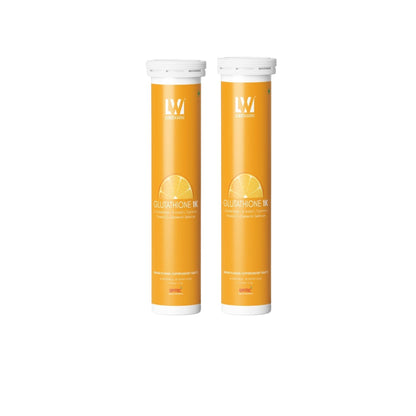 Lukewarm Glutathione 1K Orange Flavour, 15 Effervescent Tablets (Pack Of 2) - Lukewarm