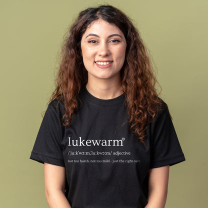 Lukewarm Black Round Neck T-shirt - Women - Pure Expression