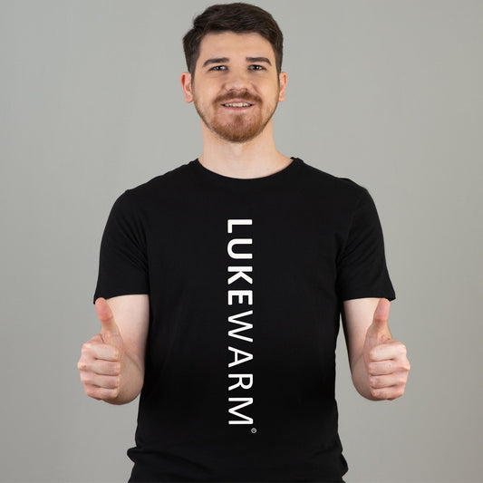 Lukewarm Black Round Neck T-shirt - Classic - Lukewarm