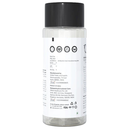 Lukewarm Extra Virgin Coconut Oil (Cold Pressed Raw & Pure), 200ml : Pure and Premium Nourishment - Inside Out - Lukewarm