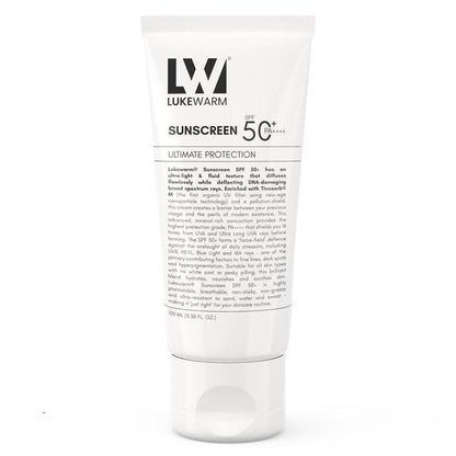 Lukewarm Face Wash & Sunscreen : Secure your Glutathione Glow with Advanced Hybrid Sunscreen SPF 50+ PA++++ - Lukewarm