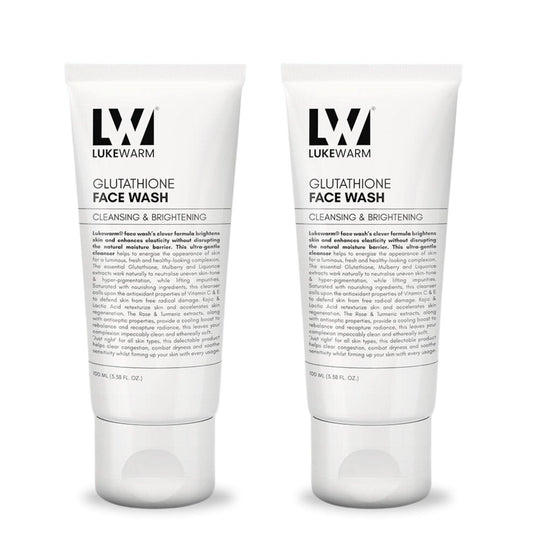 Lukewarm Glutathione Face Wash, 100ml (Pack Of 2) - Lukewarm