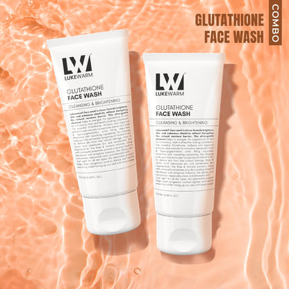 Lukewarm Glutathione Face Wash, 100ml (Pack Of 2) - Lukewarm