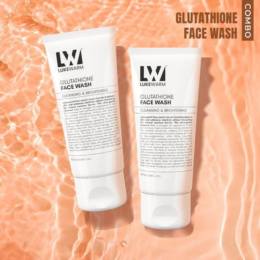 Lukewarm Glutathione Face Wash, 100ml (Pack Of 2) - Lukewarm