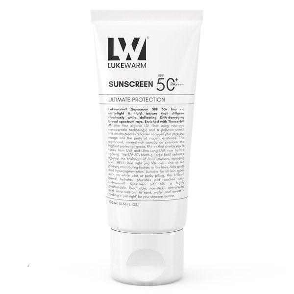 Lukewarm Sunscreen SPF 50+ PA++++, 100ml (Pack Of 2) - Lukewarm