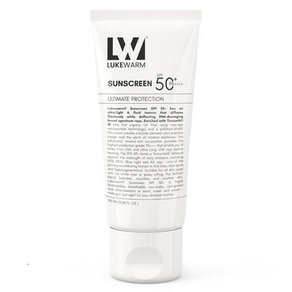 Lukewarm Sunscreen SPF 50+ PA++++, 100ml (Pack Of 2) - Lukewarm